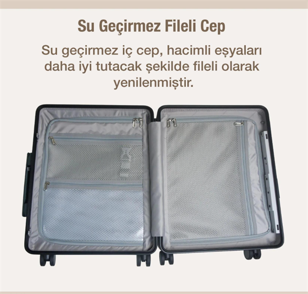 MiaMily Carry On Kabin Boy Valiz - Champagne Gold