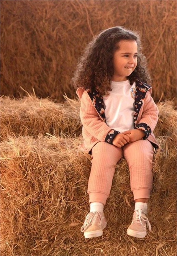 Miela Kids Çift Taraflı Kapitone Ceket Rainbow