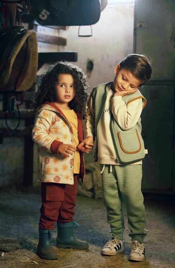 Miela Kids Kontrast Biyeli Kapitone Yelek - Mint STD