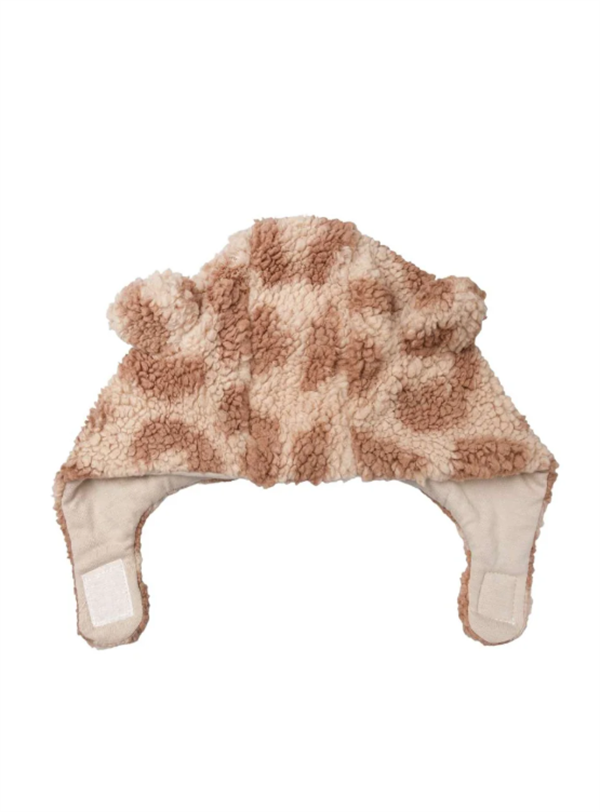 Miela Kids Kulaklı Peluş Bere Leopar