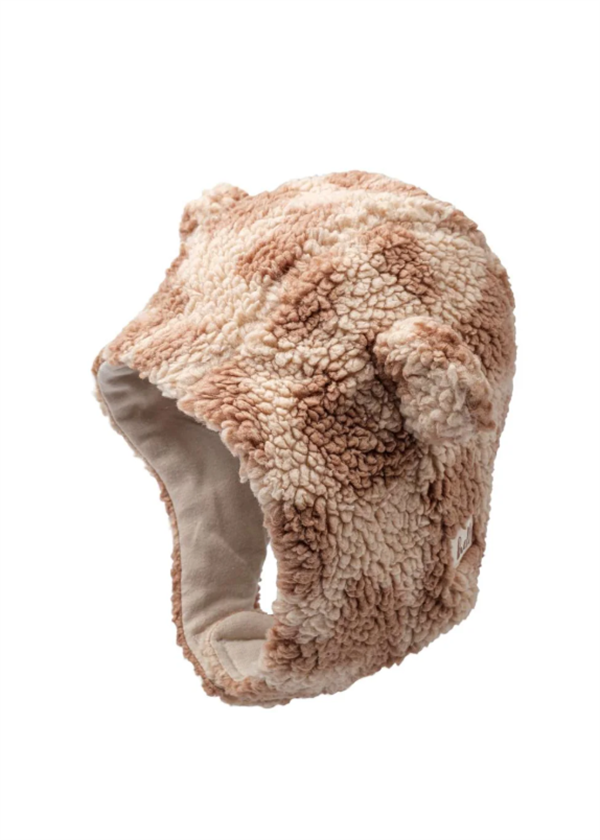 Miela Kids Kulaklı Peluş Bere Leopar
