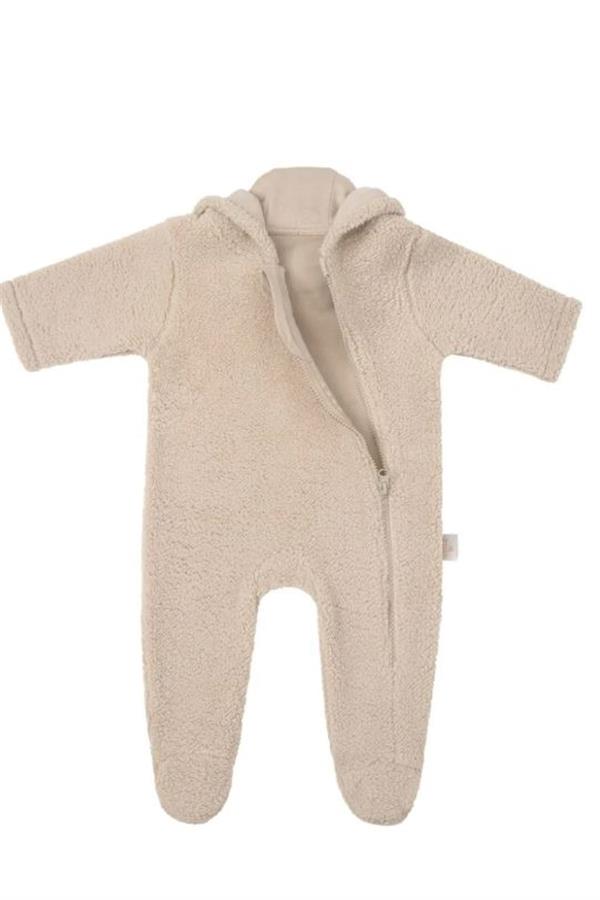 Miela Kids Kulaklı Peluş Tulum Bej