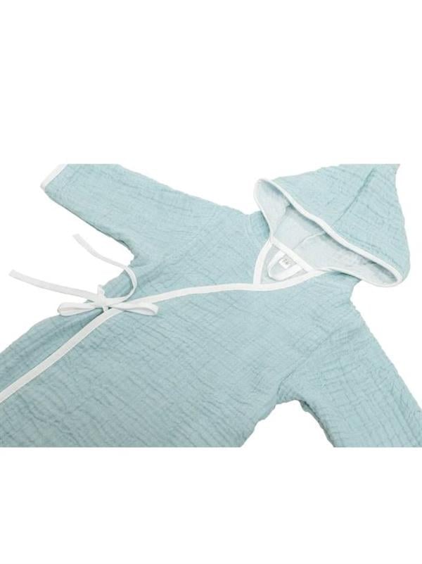 Miela Kids Marshmallow Kimono Bornoz - Açık Mint STD