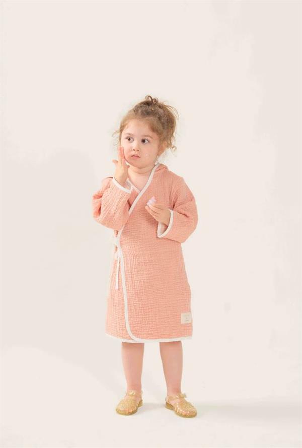 Miela Kids Marshmallow Kimono Bornoz - Somon STD