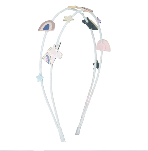 Mimi & Lula Celeste Unicorn Double Alice Taç