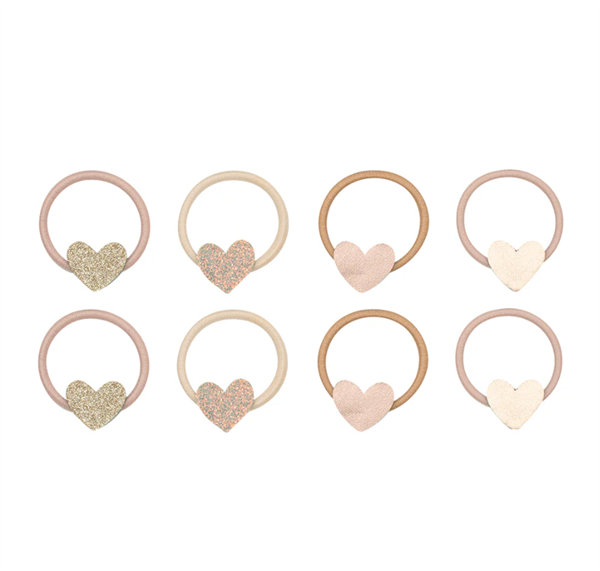 Mimi & Lula Heart Mini 6lı Lastik Toka