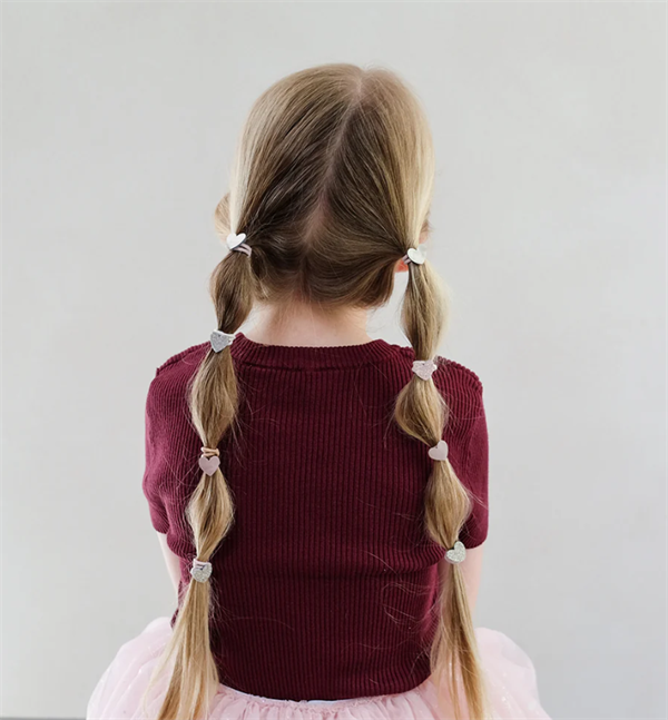 Mimi & Lula Heart Mini 6lı Lastik Toka