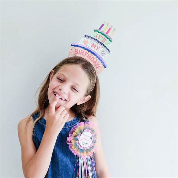 Mimi & Lula Party Birthday Cake Taç