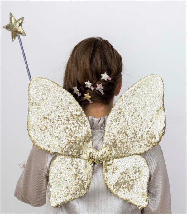 Mimi & Lula Payetli Kanat | Altın