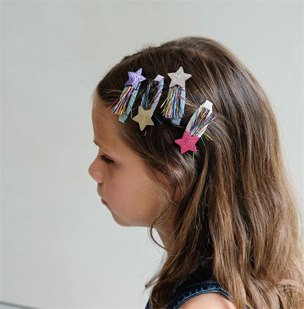 Mimi & Lula Tinsel Star 4lü Toka