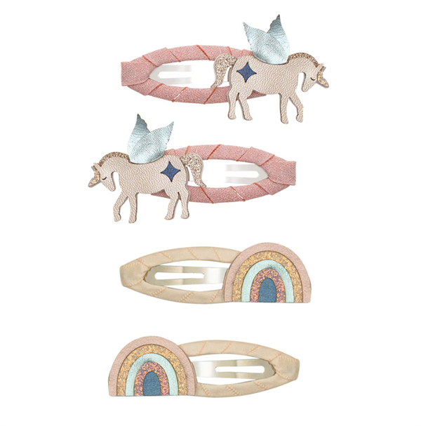 Mimi & Lula Winged Unicorn & Rainbow 4lü Toka