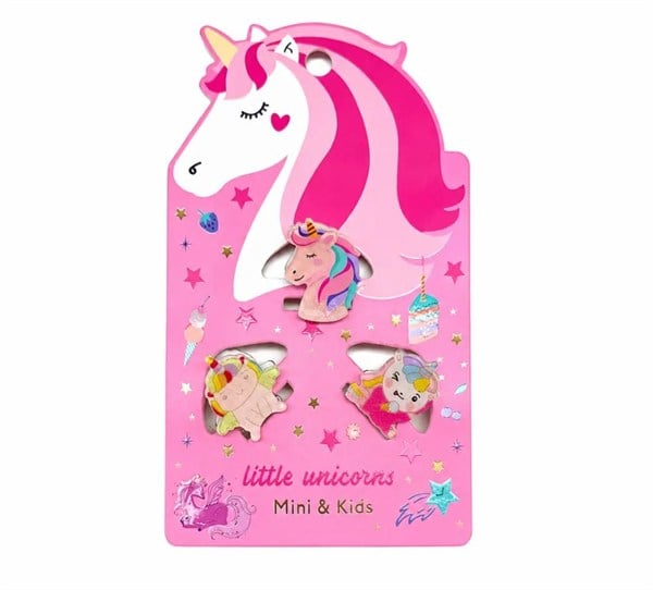 Mini & Kids 3lü Mini Figür Toka- Happy Unicorn