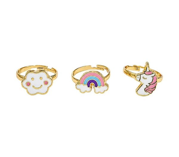 Mini & Kids 3lü Yüzük Seti- Unicorn