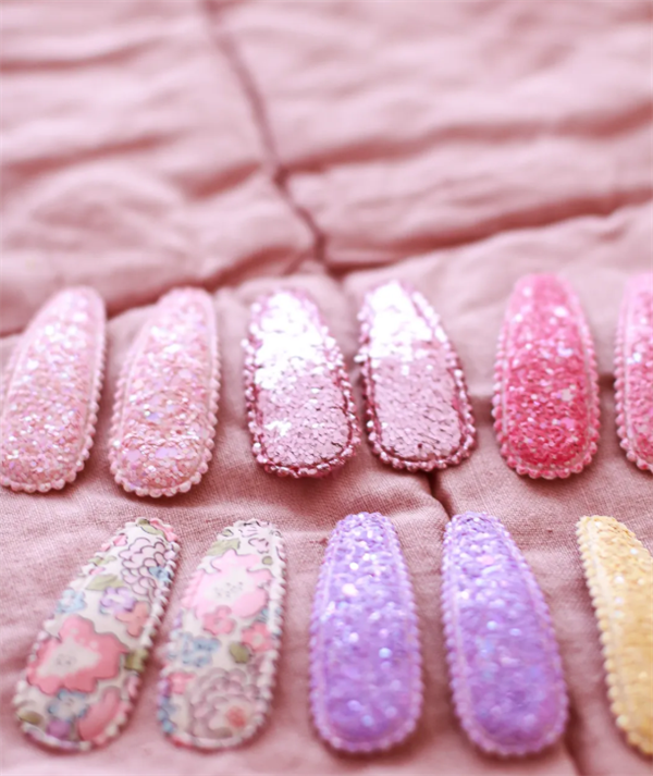 Mini & Kids Çıtçıtlı Toka Glitter Lilac