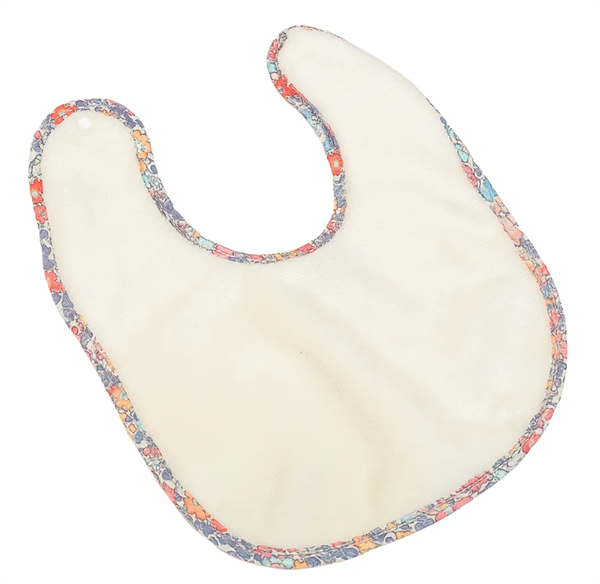 Mini & Kids Liberty Desenli 2li Kız Bebek Mama Önlük Seti Liberty