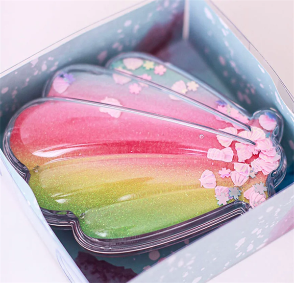 Mini & Kids Little Mermaids Hairbrush Rainbow