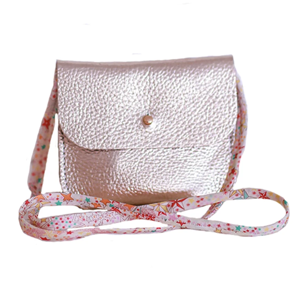 Mini & Kids Mini Deri Çanta Gold