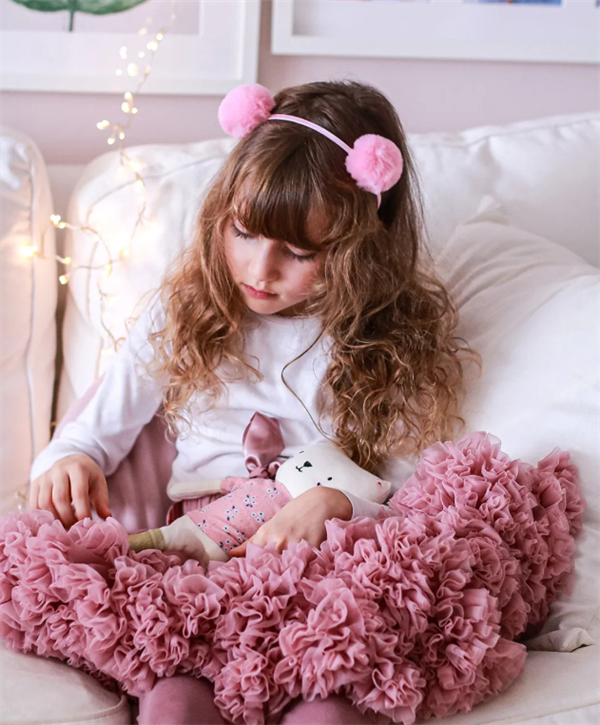 Mini & Kids Mini PonPon Taç Pembe