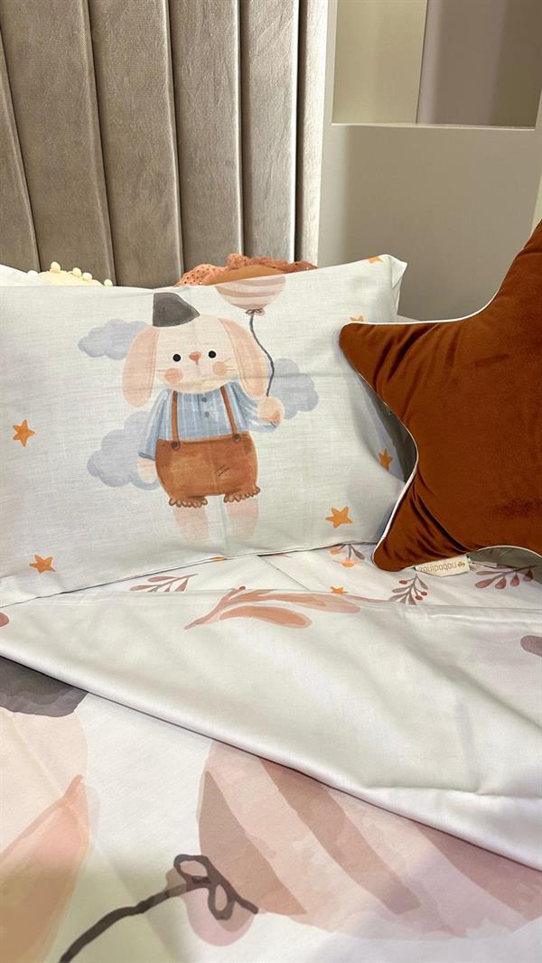 MiniJoyHub Bebek Nevresim Takımı Büyük Tavşan