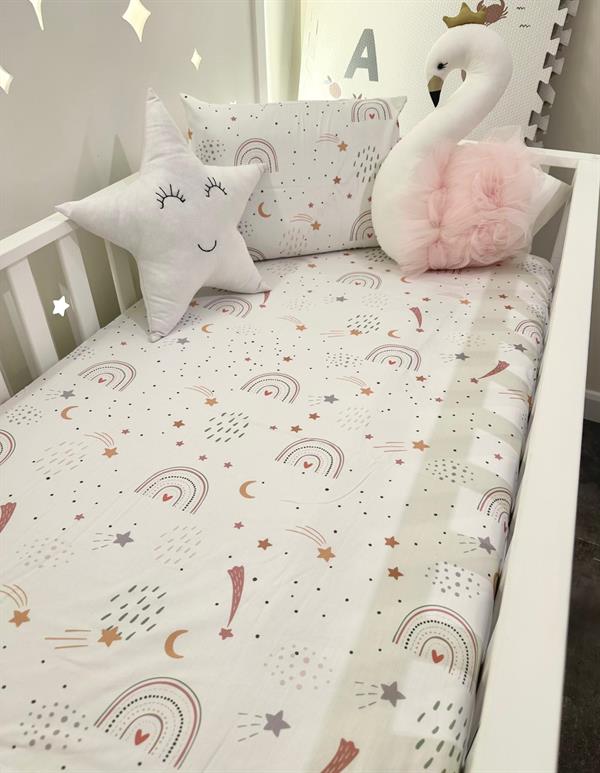 MiniJoyHub Çarşaf Ve Yastık Kılıfı Gökkuşağı