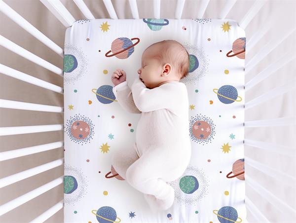 MiniJoyHub Çarşaf Ve Yastık Kılıfı Uzay