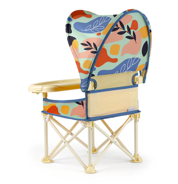 Minimono Plus Portatif Katlanabilir Mama Sandalyesi Bej Flora