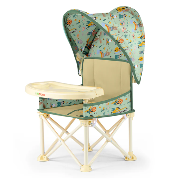 Minimono Plus Portatif Katlanabilir Mama Sandalyesi Bej Karnaval