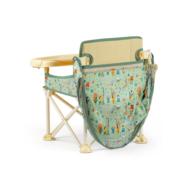 Minimono Plus Portatif Katlanabilir Mama Sandalyesi Bej Karnaval