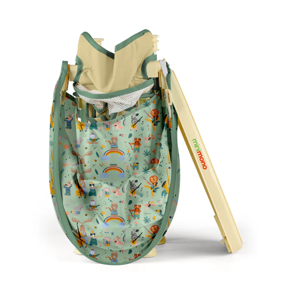 Minimono Plus Portatif Katlanabilir Mama Sandalyesi Bej Karnaval