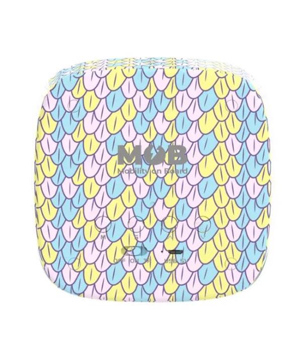 Mob Deniz Kızı Desenli Tavşan Çocuk Odası Saati ve Gece Lambası