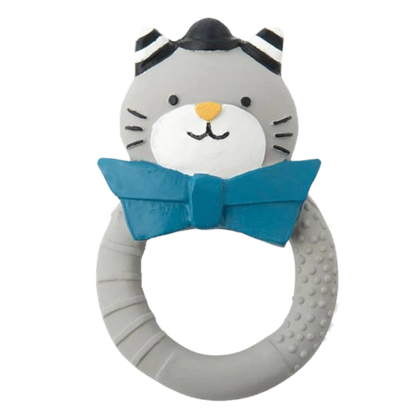 Moulin Roty Diş Kaşıma Halkası - Gri Kedi