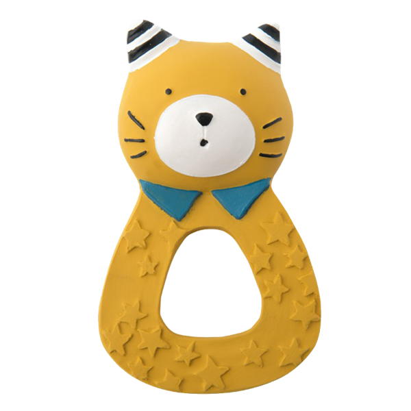 Moulin Roty Diş Kaşıma Halkası - Sarı Kedi