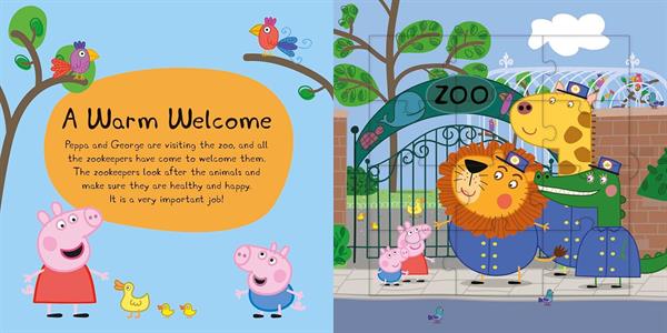 Peppa Pig - Fun at the Zoo Jigsaw Puzzle Book