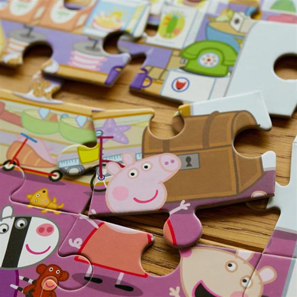 Peppa Pig - Look & Find Puzzle:  Mr. Foxs Shop - 36 Parçalı Yapboz ve Gözlem Oyunu