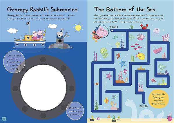 PEPPA PIG - PEPPAS UNDERWATER FRIENDS STICKER ACTIVITY BOOK
