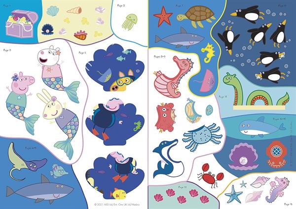 PEPPA PIG - PEPPAS UNDERWATER FRIENDS STICKER ACTIVITY BOOK
