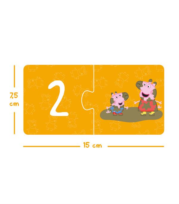Peppa Pig- Puzzel Duo: Numbers