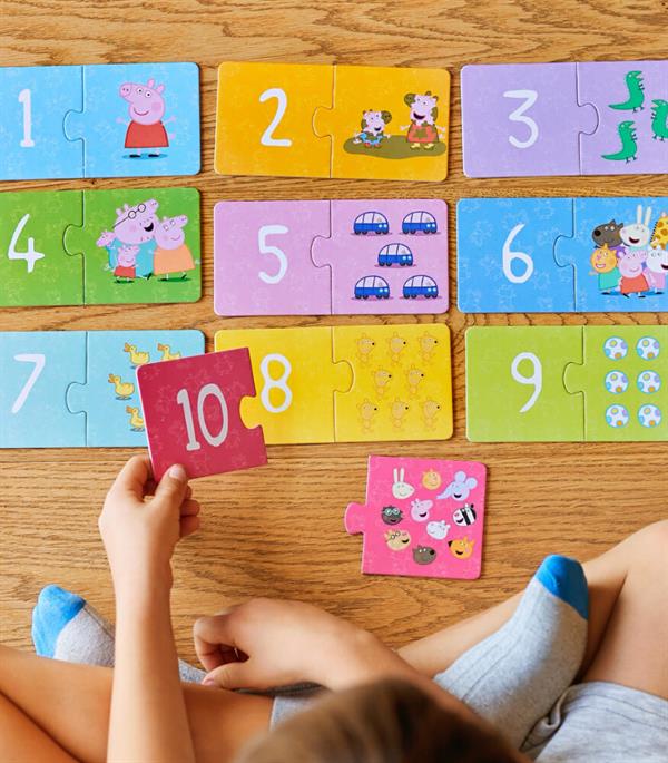 Peppa Pig- Puzzel Duo: Numbers
