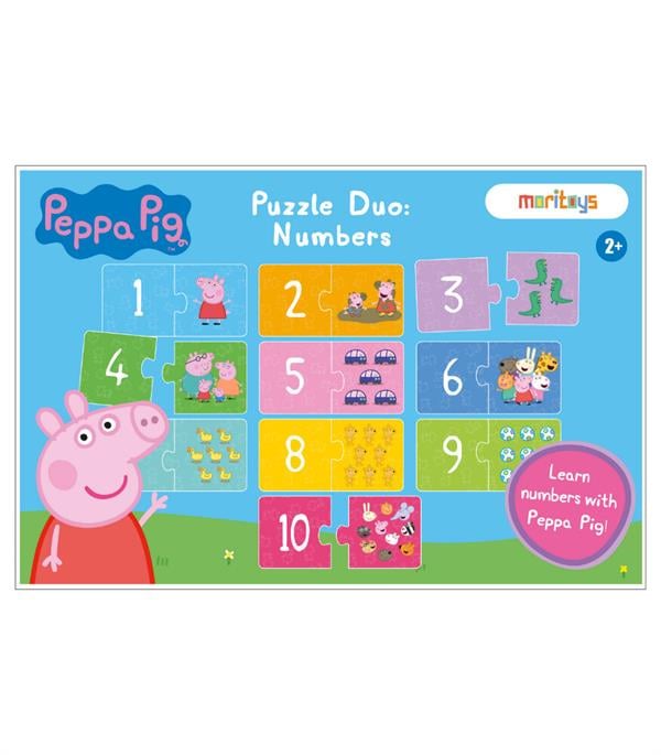 Peppa Pig- Puzzel Duo: Numbers