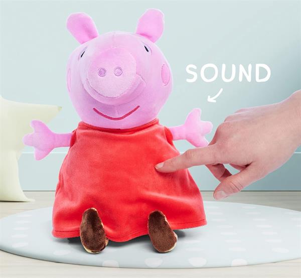 Peppa Pig, Sesli, 22 Cm, Peluş Oyuncak