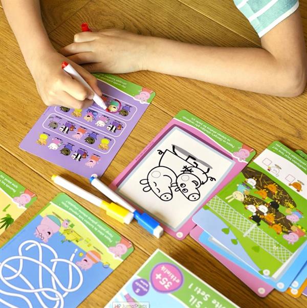 Peppa Pig Yaz - Sil Aktivite Seti 1: Matematiksel Düşünme, Görsel Algı ve İnce Motor Becerileri