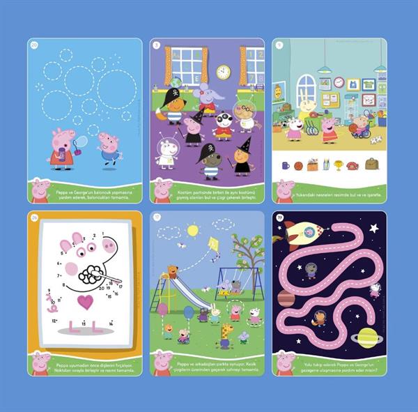 Peppa Pig Yaz - Sil Aktivite Seti 2: Dikkat & Konsantrasyon, Problem Çözme ve İnce Motor Becerileri