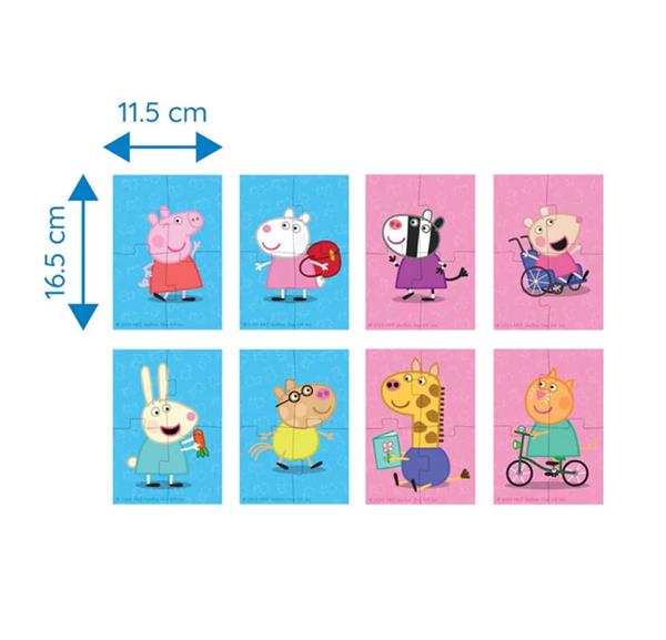 Peppa’s Friends: Çift Taraflı 8 + 2 Puzzle