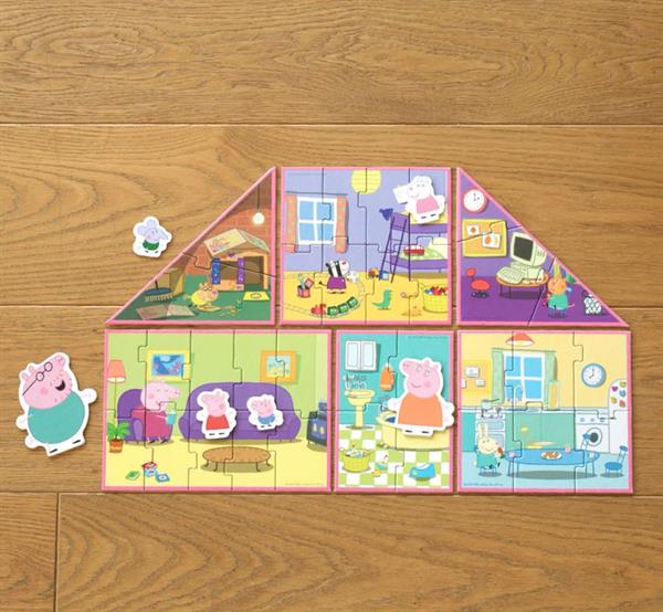 Peppa’s House: Peppa’s House: 6 in 1 Puzzle ile Peppanın Evinin Mimari Ol!