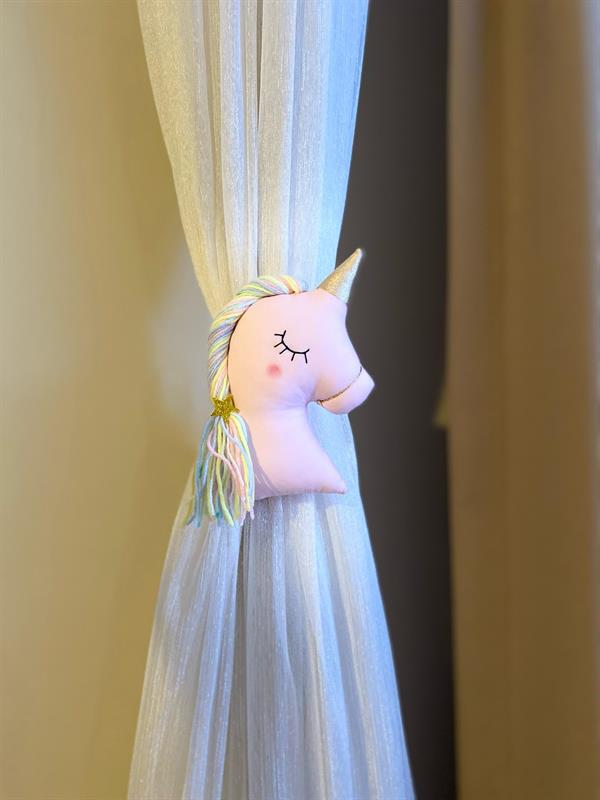 Perde Süsü Unicorn Pembe