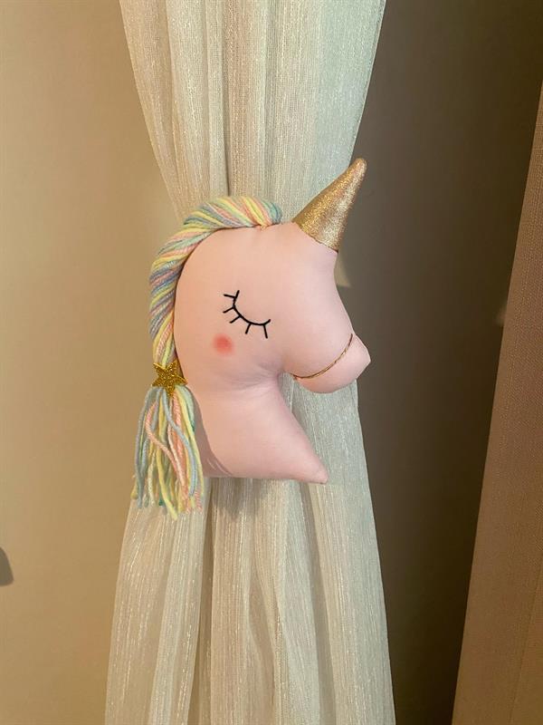 Perde Süsü Unicorn Pembe