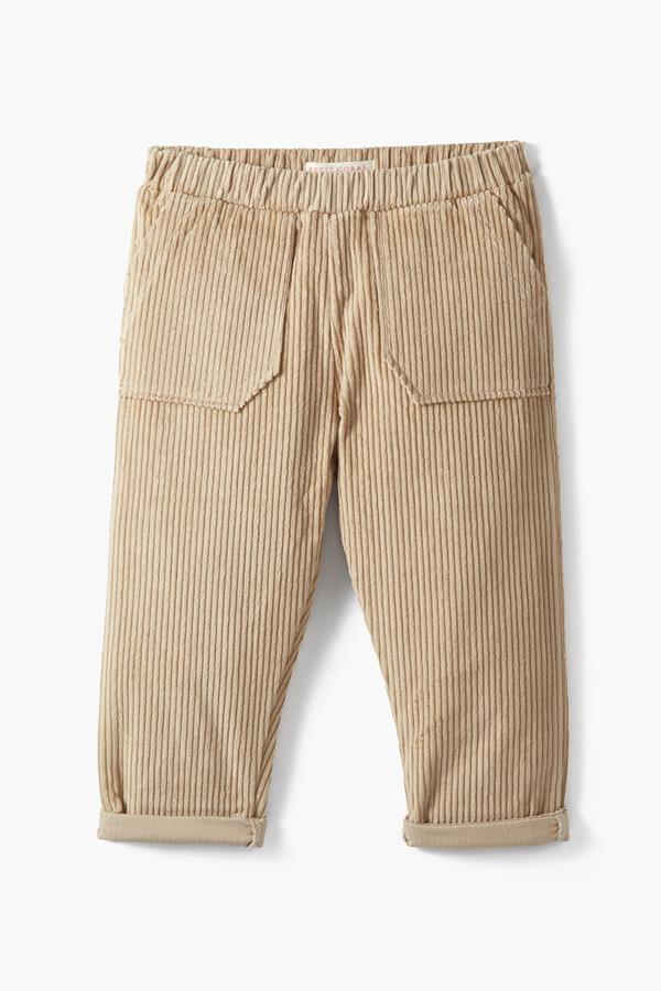 Petit Coral Kadife Pantolon Bej