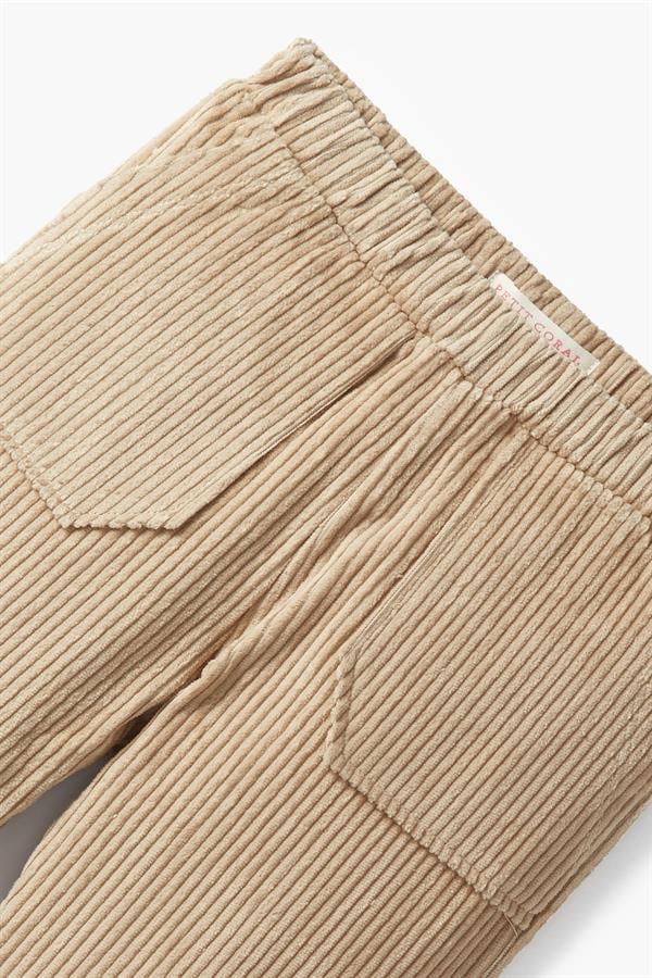 Petit Coral Kadife Pantolon Bej