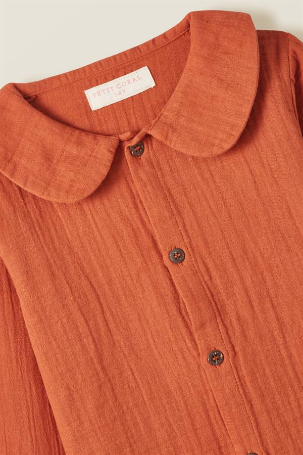 Petit Coral Müslin Gömlek Tarçın