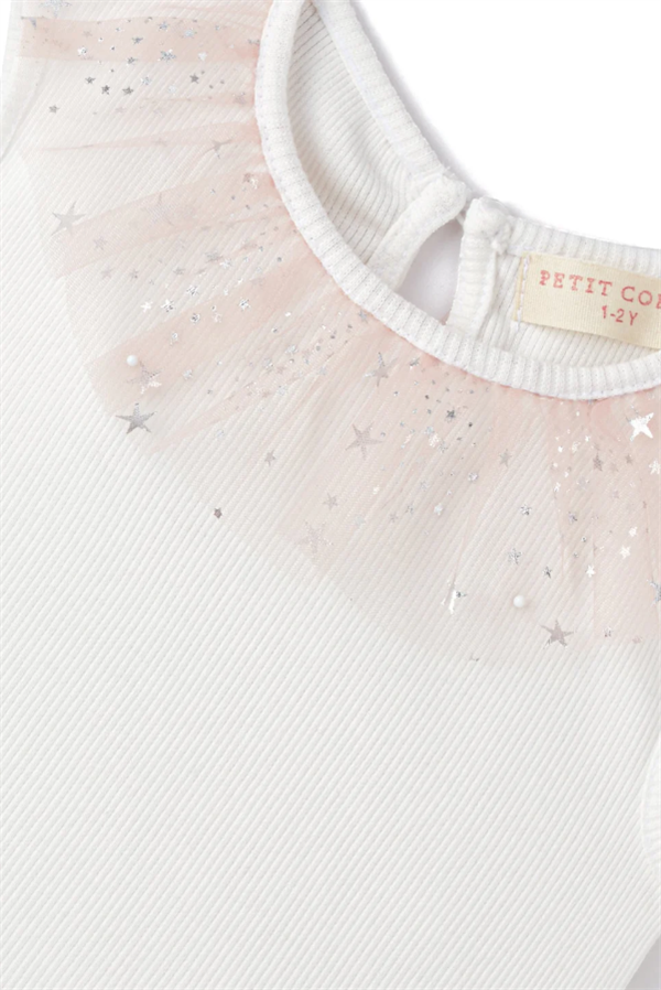 Petit Coral Yıldızlı Bluz Pudra